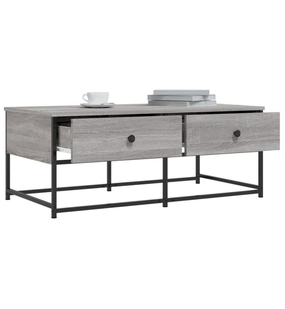 Couchtisch Grau Sonoma 100x51x40 cm Holzwerkstoff