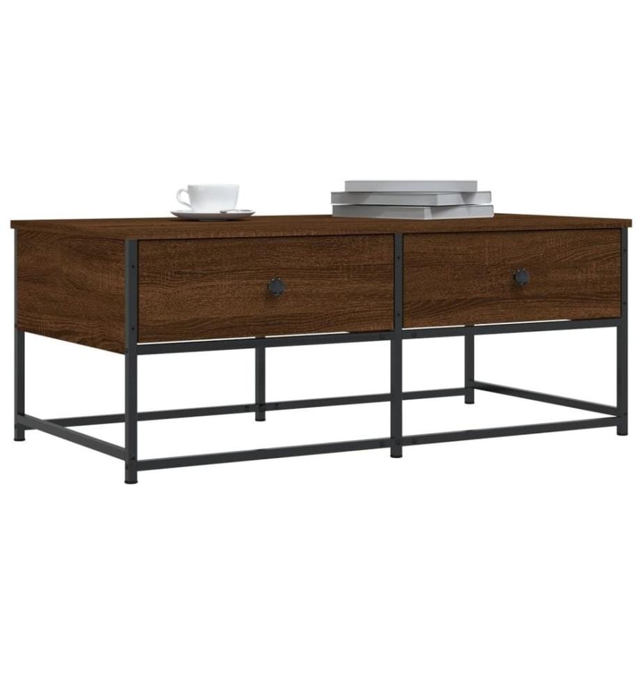 Couchtisch Braun Eichen-Optik 100x51x40 cm Holzwerkstoff