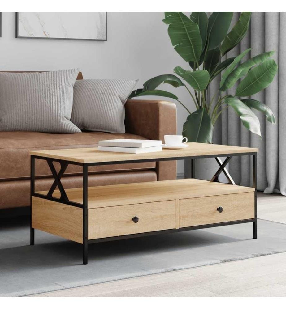 Couchtisch Sonoma-Eiche 100x51x45 cm Holzwerkstoff