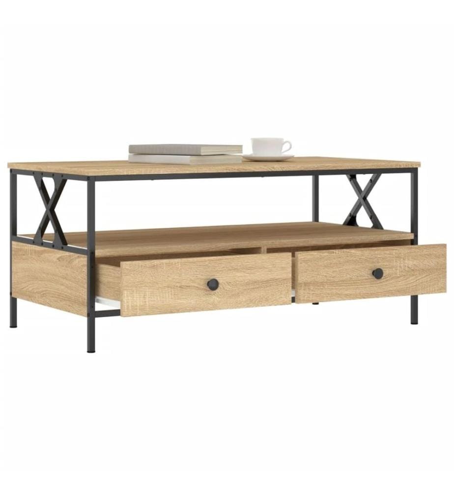 Couchtisch Sonoma-Eiche 100x51x45 cm Holzwerkstoff