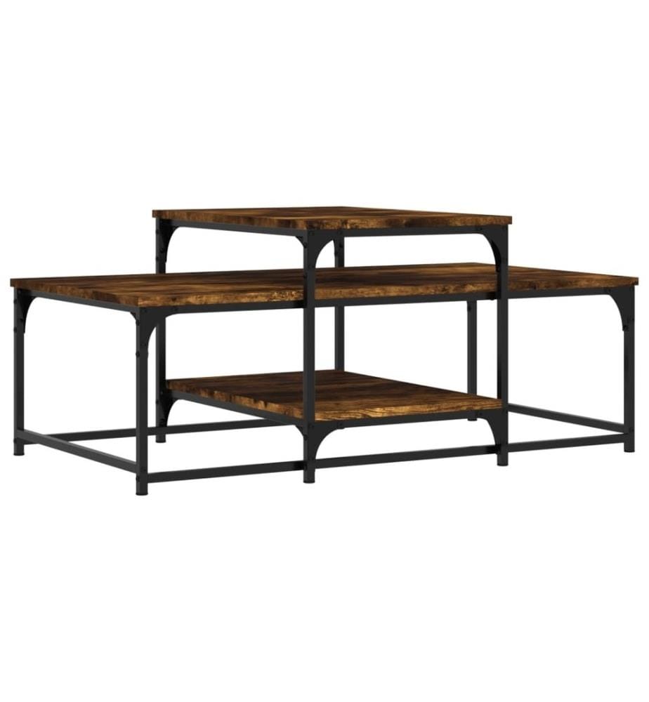 Couchtisch Räuchereiche 102x60x45 cm Holzwerkstoff