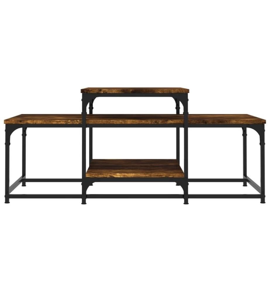 Couchtisch Räuchereiche 102x60x45 cm Holzwerkstoff