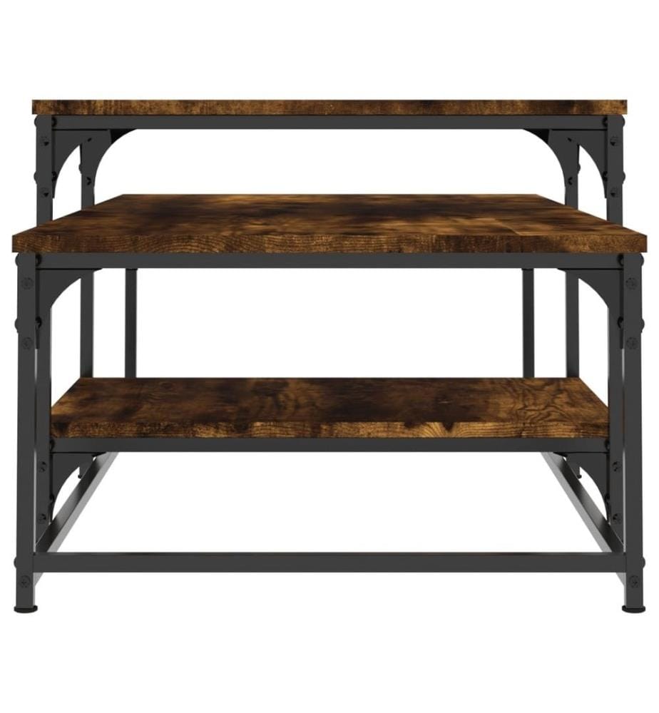 Couchtisch Räuchereiche 102x60x45 cm Holzwerkstoff