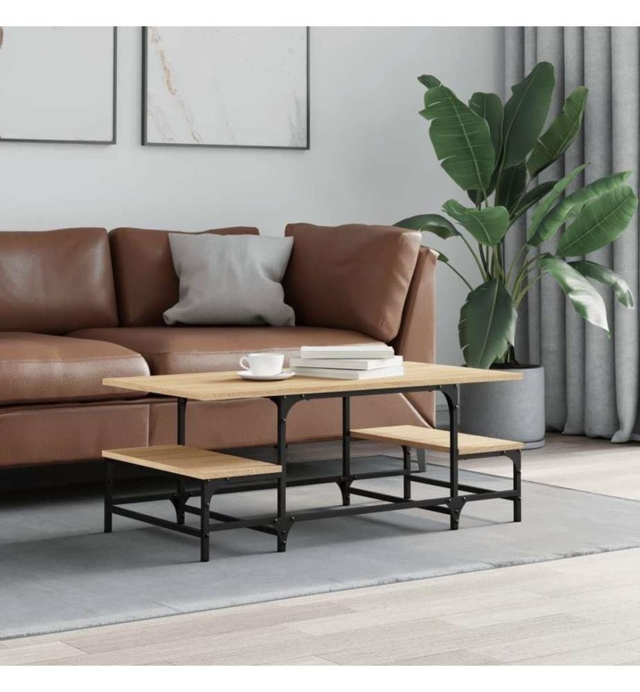 Couchtisch Sonoma-Eiche 100x50,5x40 cm Holzwerkstoff