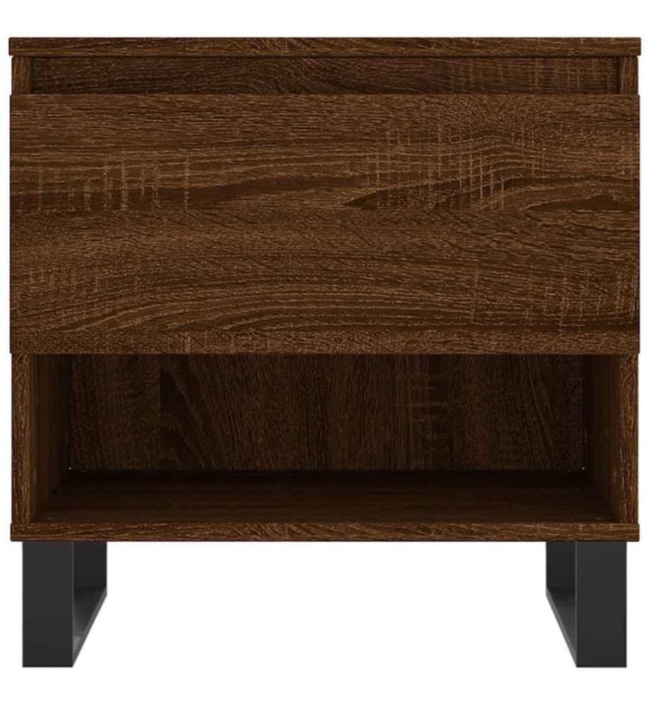Couchtisch Braun Eichen-Optik 50x46x50 cm Holzwerkstoff