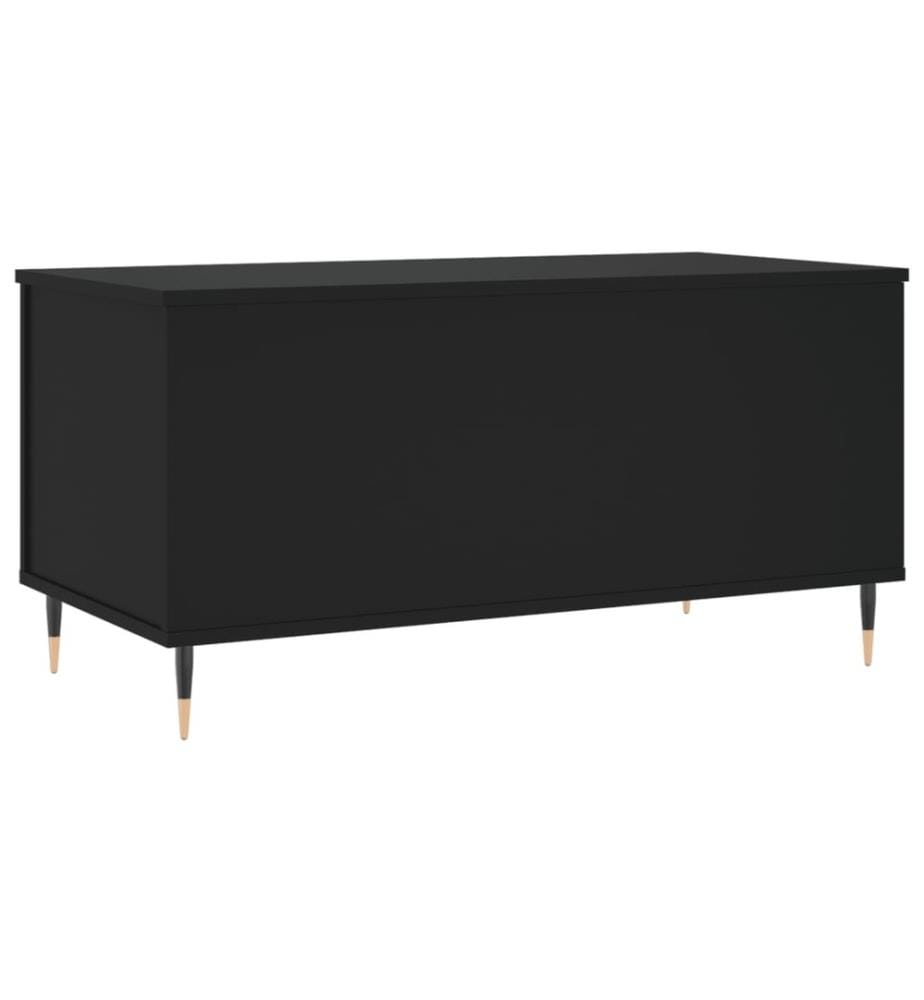 Couchtisch Schwarz 90x44,5x45 cm Holzwerkstoff
