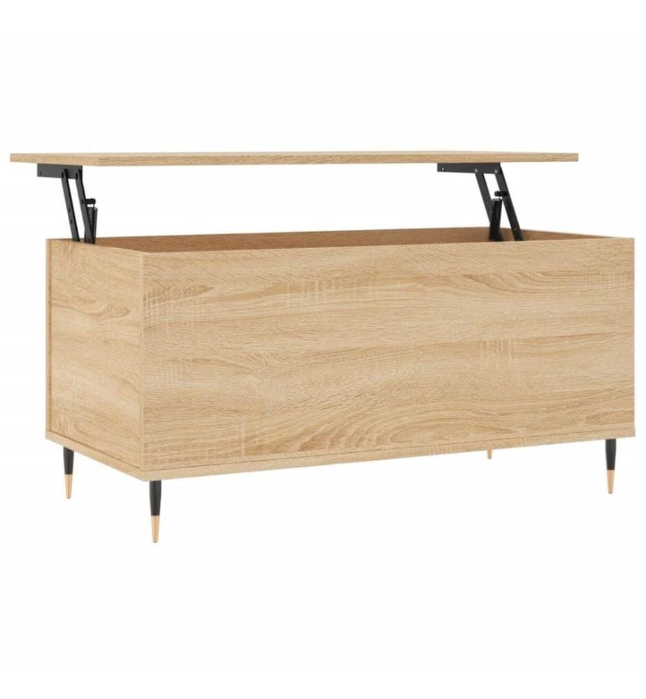 Couchtisch Sonoma-Eiche 90x44,5x45 cm Holzwerkstoff