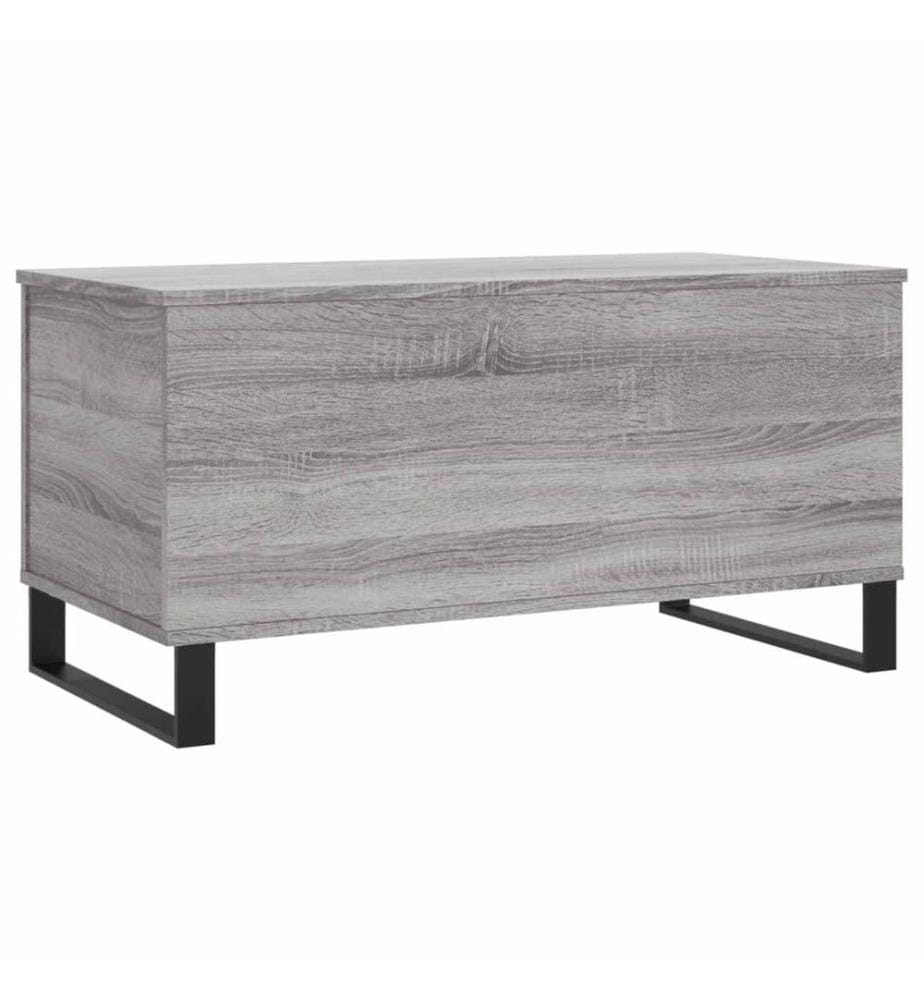 Couchtisch Grau Sonoma 90x44,5x45 cm Holzwerkstoff