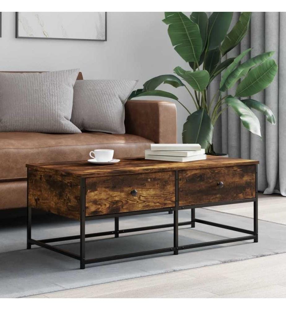 Couchtisch Räuchereiche 100x51x40 cm Holzwerkstoff