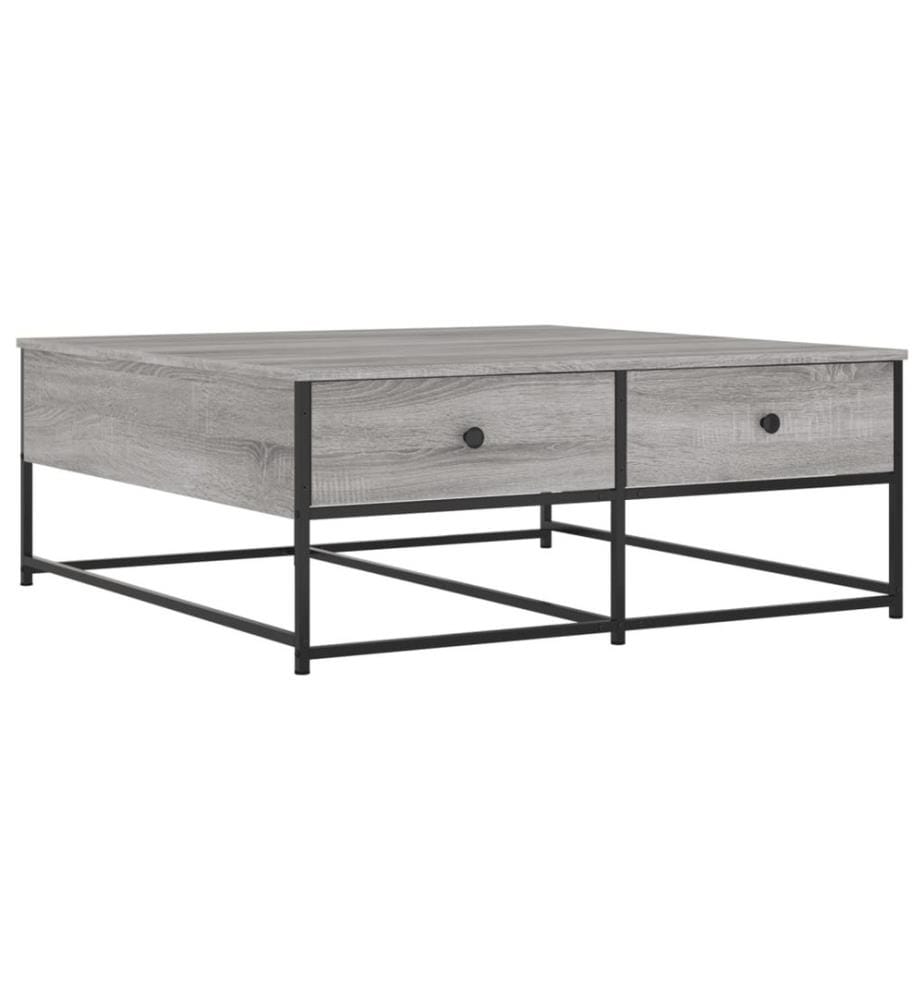 Couchtisch Grau Sonoma 100x99x40 cm Holzwerkstoff