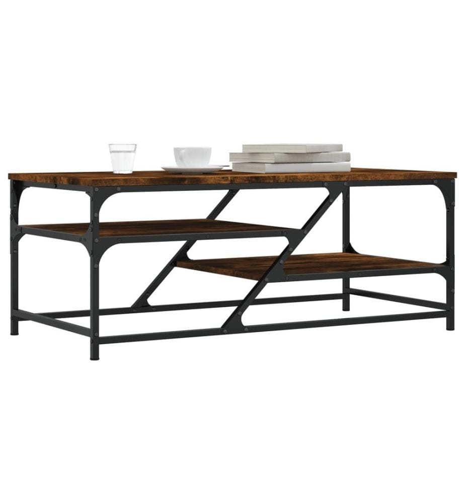 Couchtisch Räuchereiche 100x49x40 cm Holzwerkstoff
