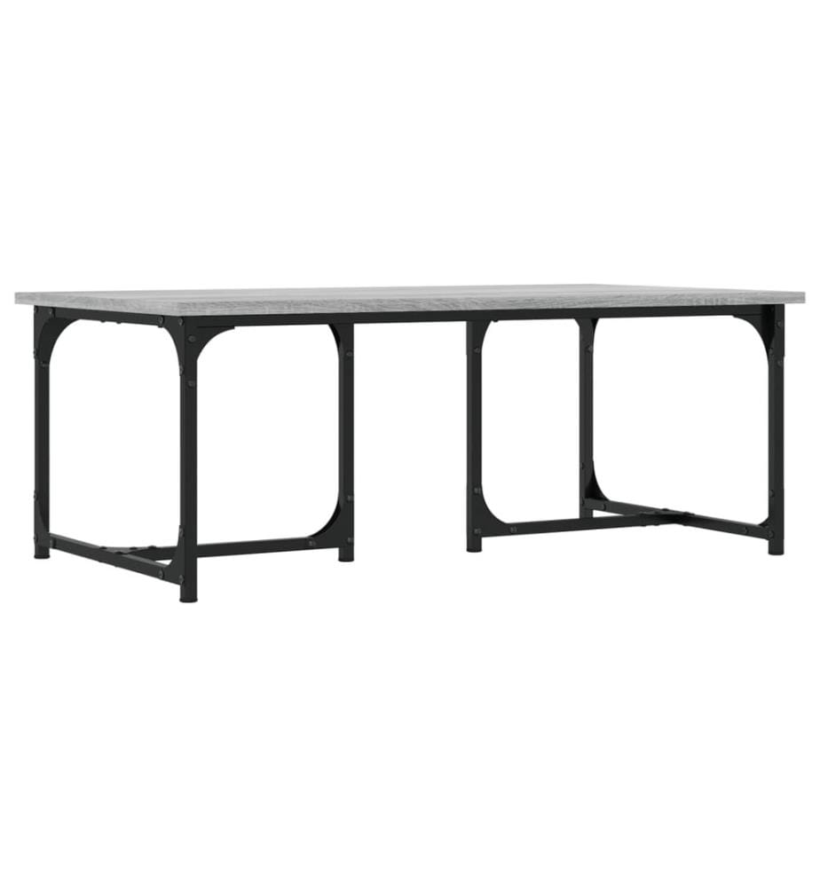 Couchtisch Grau Sonoma 90x50x35 cm Holzwerkstoff