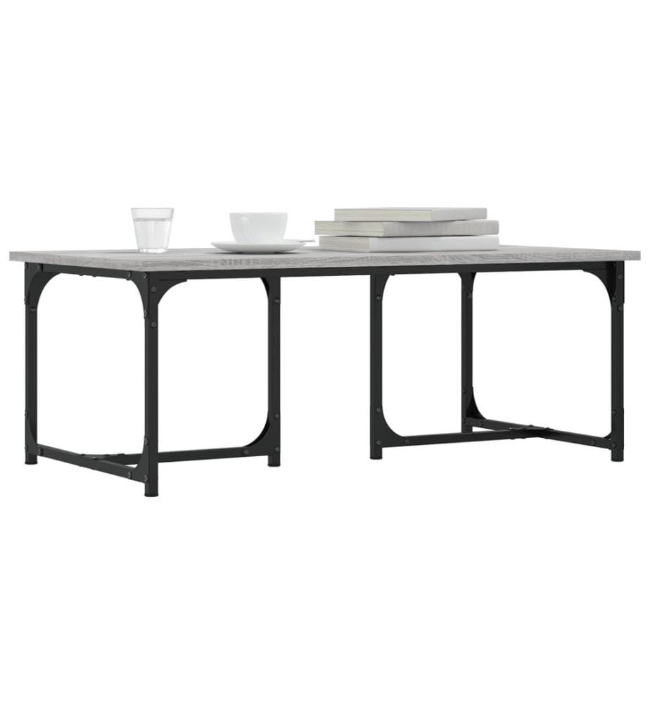 Couchtisch Grau Sonoma 90x50x35 cm Holzwerkstoff