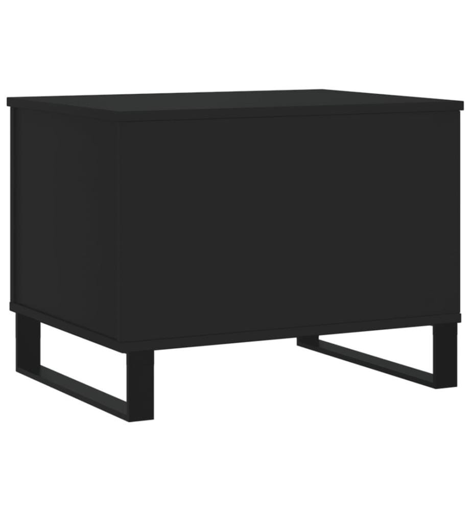 Couchtisch Schwarz 60x44,5x45 cm Holzwerkstoff