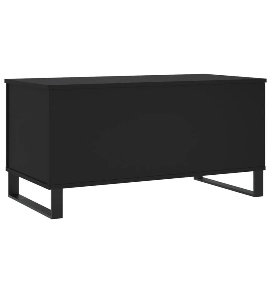 Couchtisch Schwarz 90x44,5x45 cm Holzwerkstoff