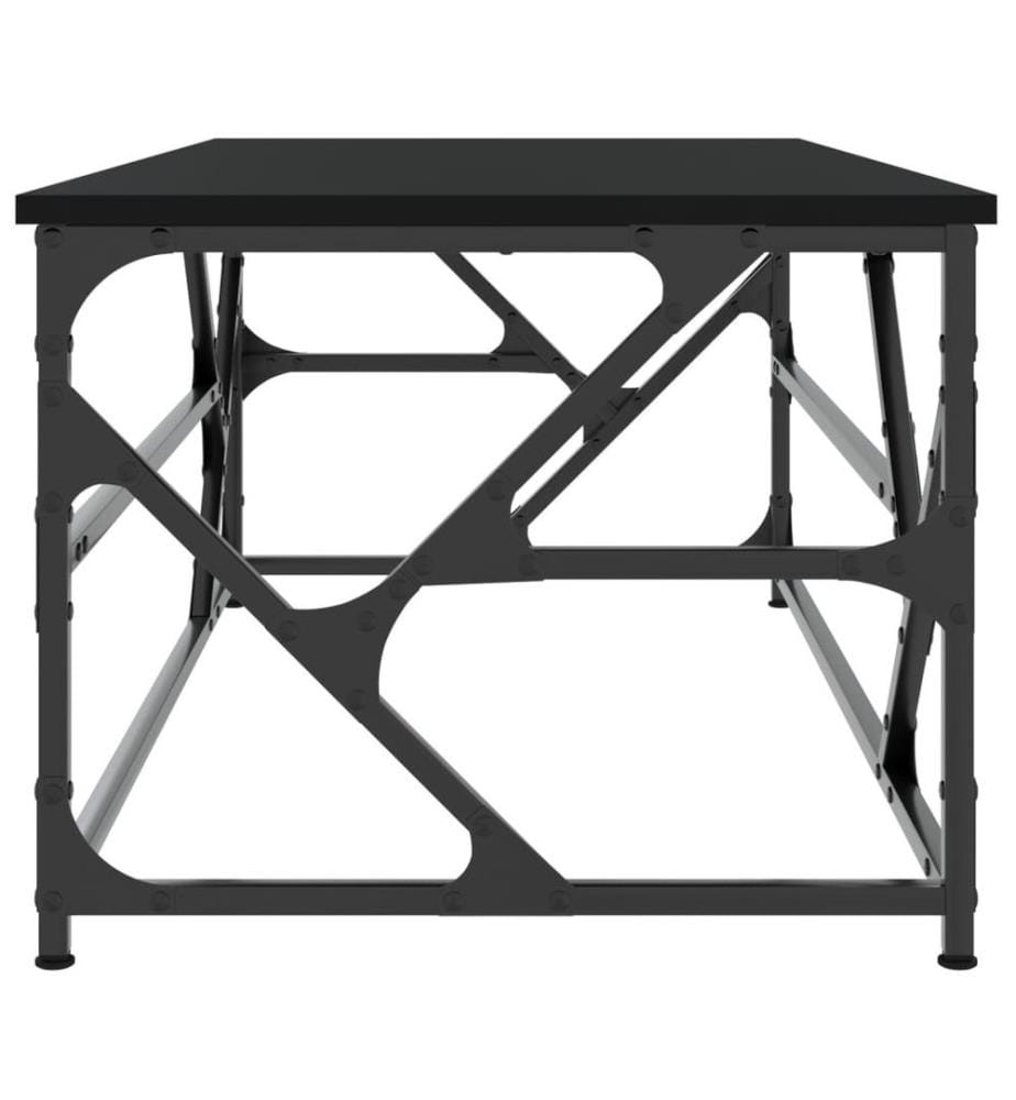 Couchtisch Schwarz 100x50x40 cm Holzwerkstoff