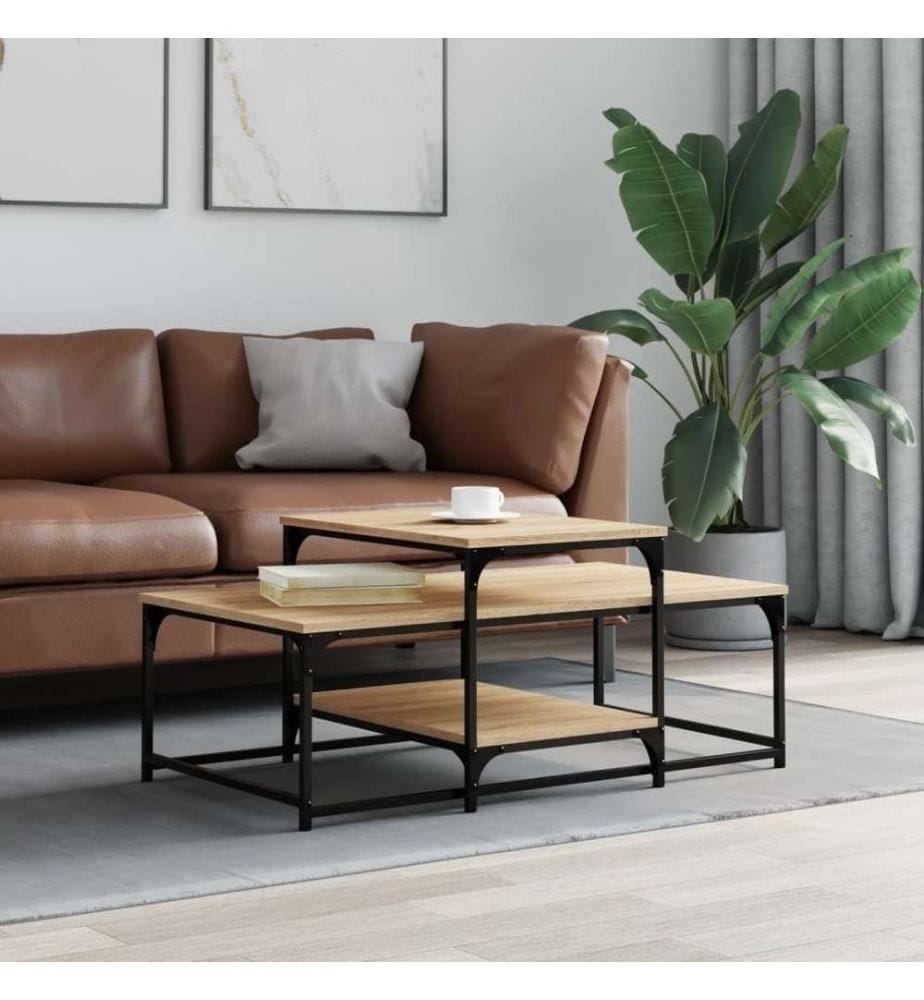 Couchtisch Sonoma-Eiche 102x60x45 cm Holzwerkstoff