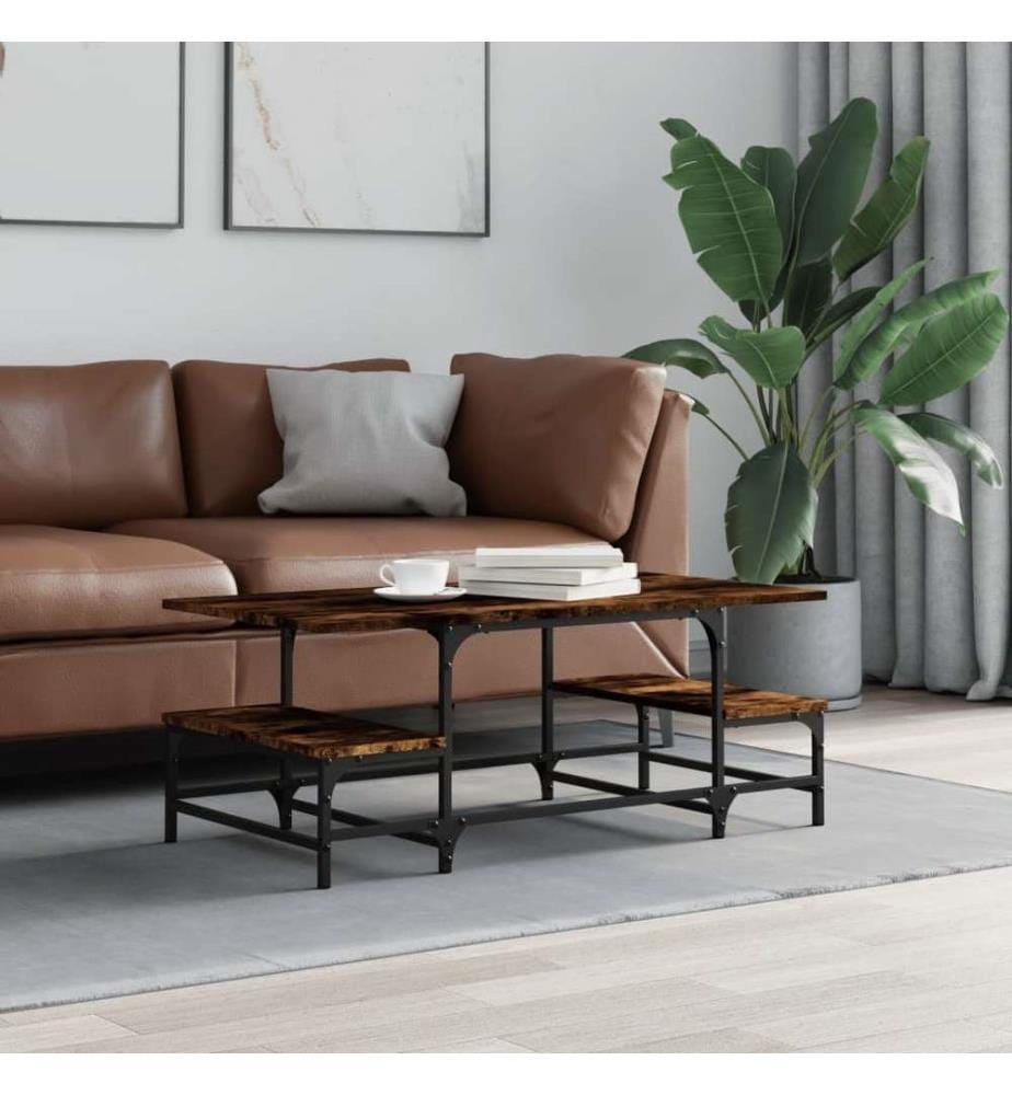 Couchtisch Räuchereiche 100x50,5x40 cm Holzwerkstoff