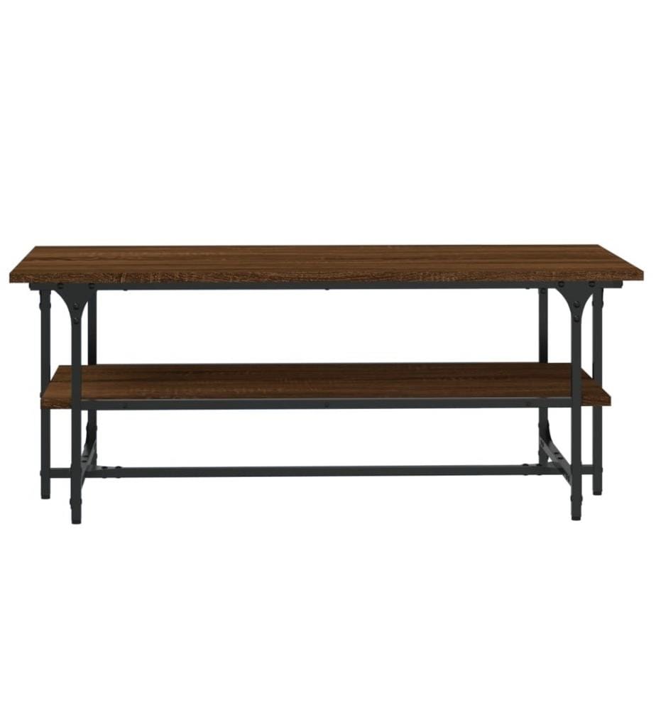 Couchtisch Braun Eichen-Optik 100x50x40 cm Holzwerkstoff