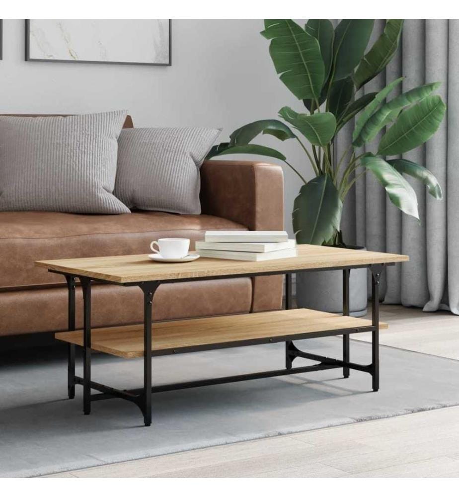 Couchtisch Sonoma-Eiche 100x50x40 cm Holzwerkstoff