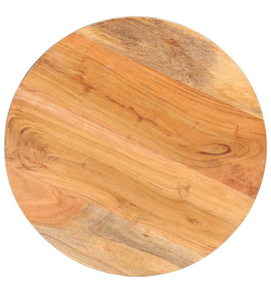 Couchtisch Ø68x43 cm Massivholz Akazie