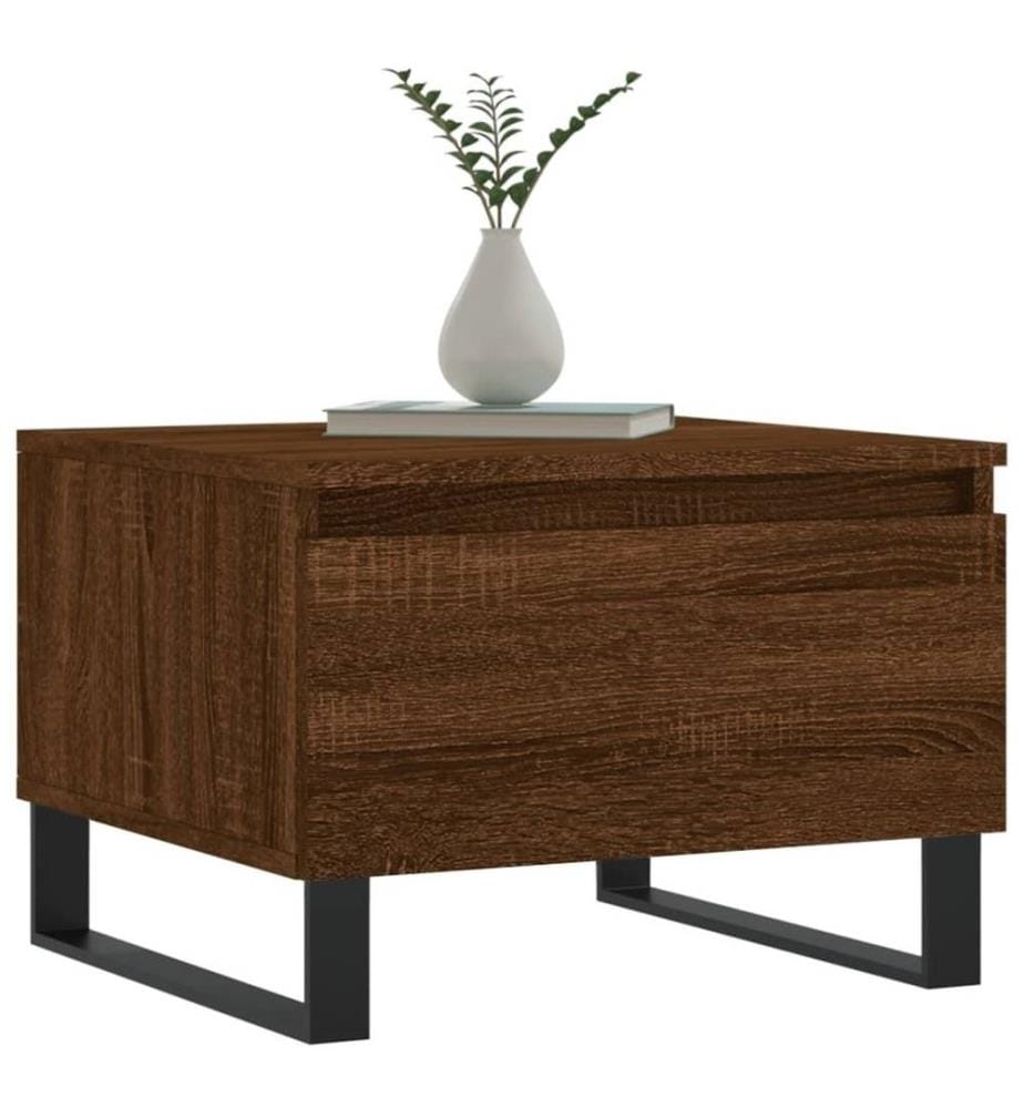 Couchtische 2 Stk. Braun Eichen-Optik 50x46x35 cm Holzwerkstoff