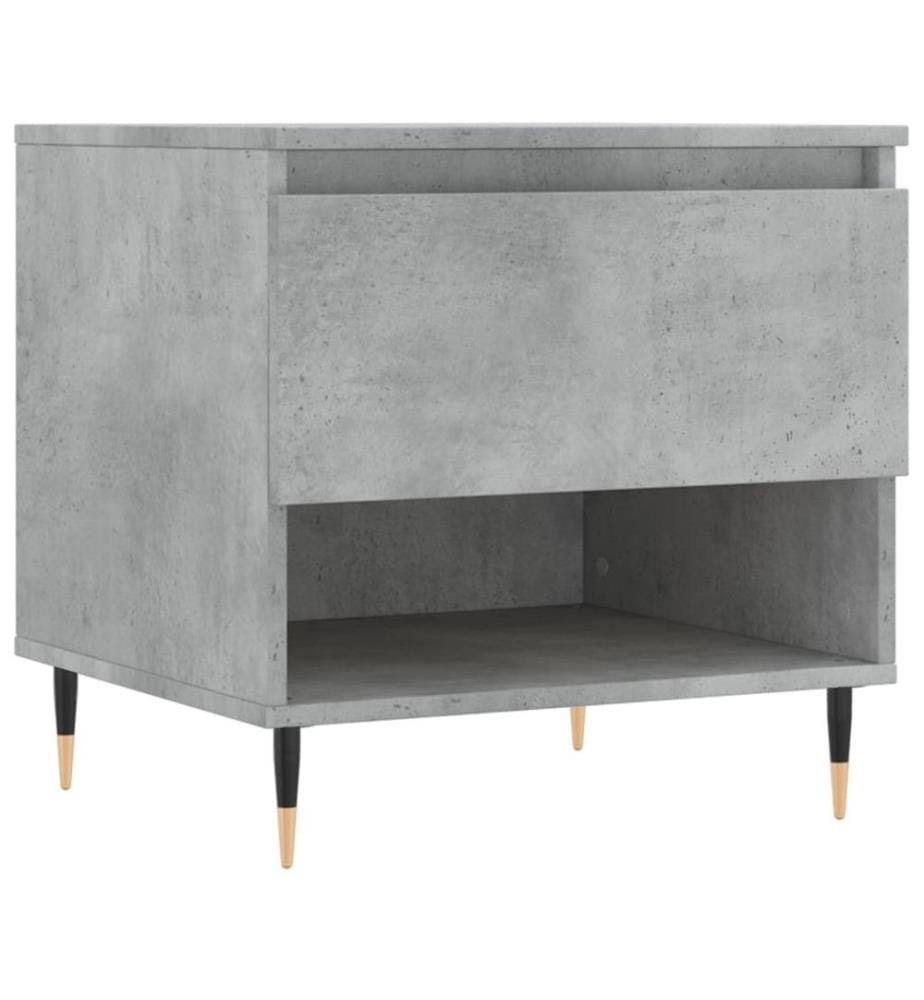 Couchtisch Betongrau 50x46x50 cm Holzwerkstoff