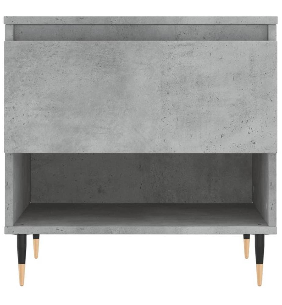 Couchtisch Betongrau 50x46x50 cm Holzwerkstoff