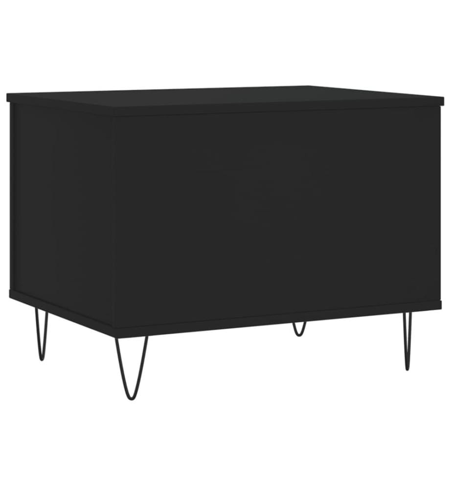Couchtisch Schwarz 60x44,5x45 cm Holzwerkstoff