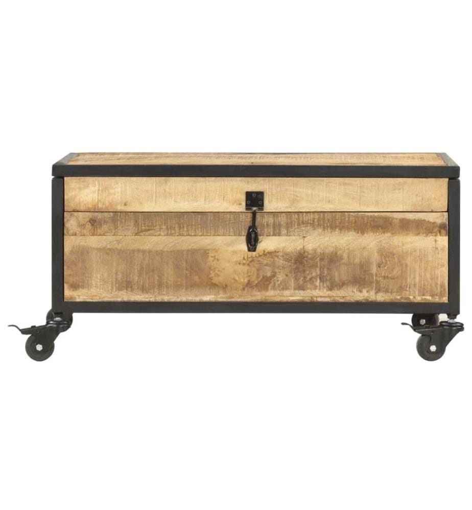 Table basse 70x50x33 cm Bois de manguier massif