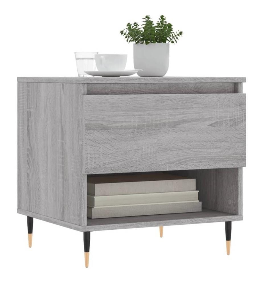 Couchtische 2 Stk. Grau Sonoma 50x46x50 cm Holzwerkstoff