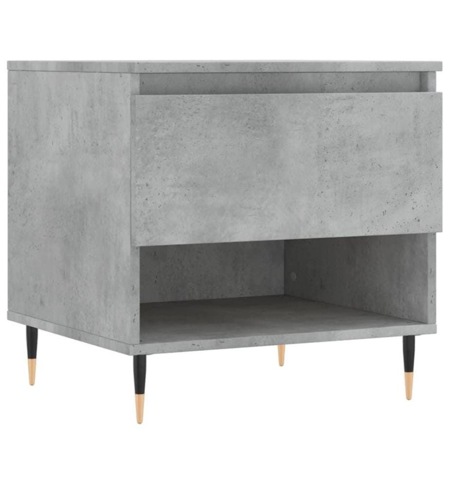 Couchtische 2 Stk. Betongrau 50x46x50 cm Holzwerkstoff