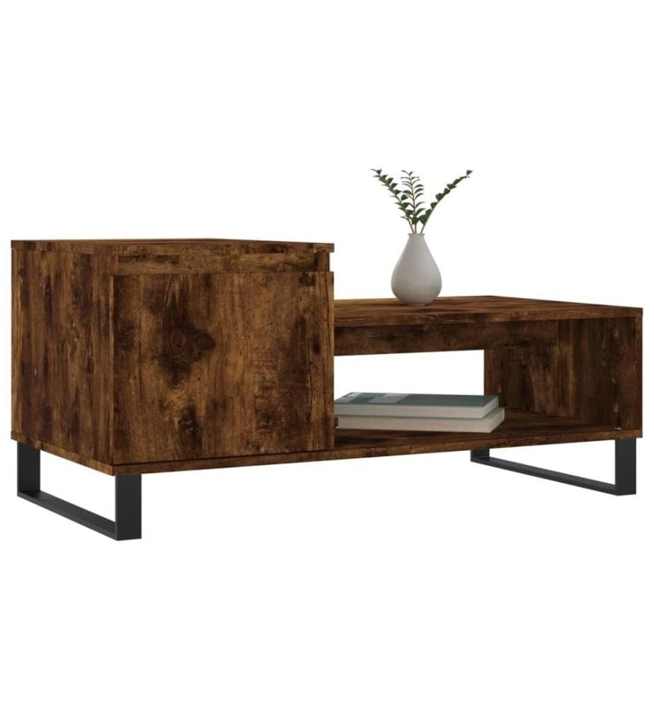Couchtisch Räuchereiche 100x50x45 cm Holzwerkstoff