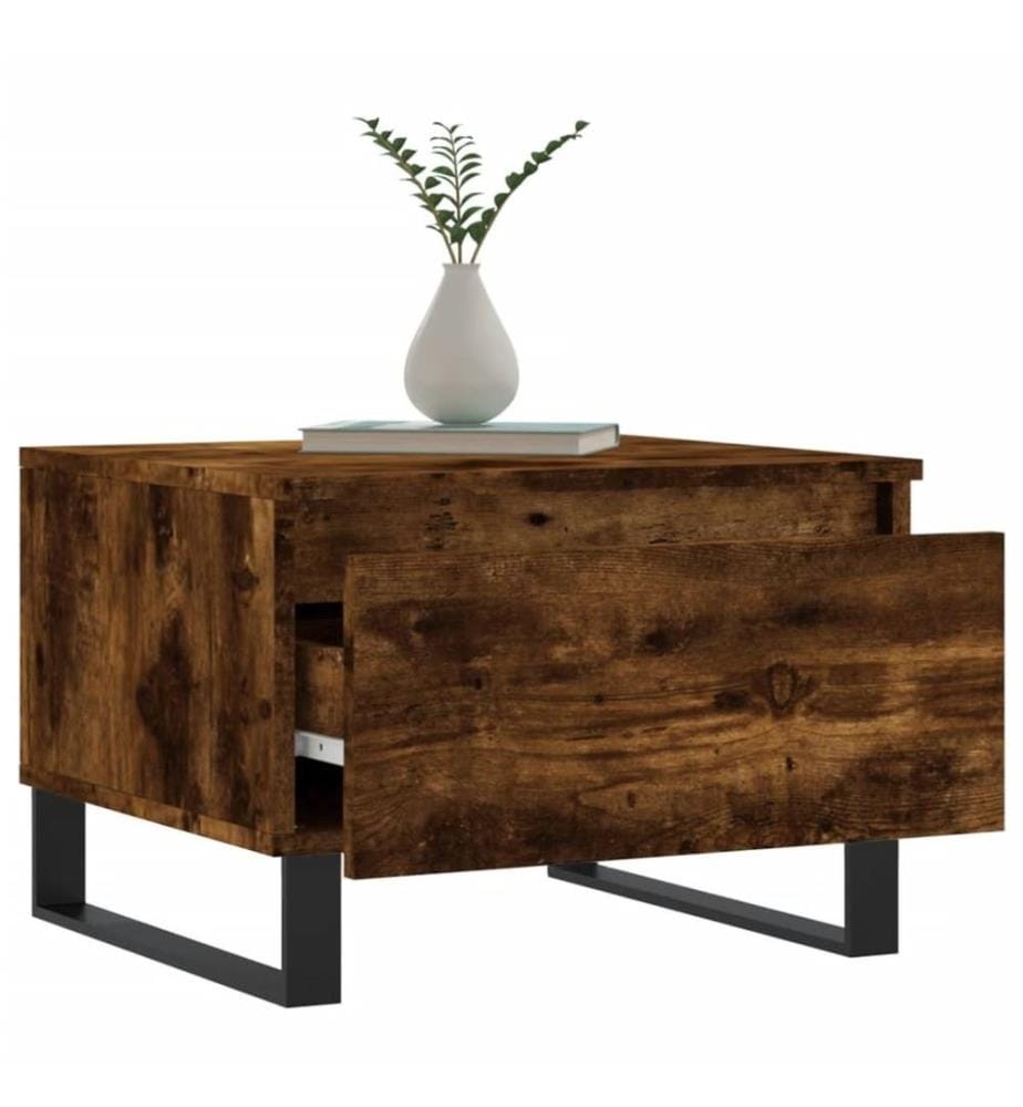 Couchtisch Räuchereiche 50x46x35 cm Holzwerkstoff