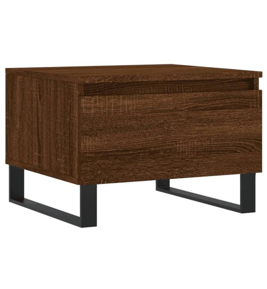 Couchtisch Braun Eichen-Optik 50x46x35 cm Holzwerkstoff