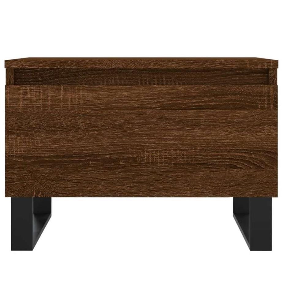 Couchtisch Braun Eichen-Optik 50x46x35 cm Holzwerkstoff