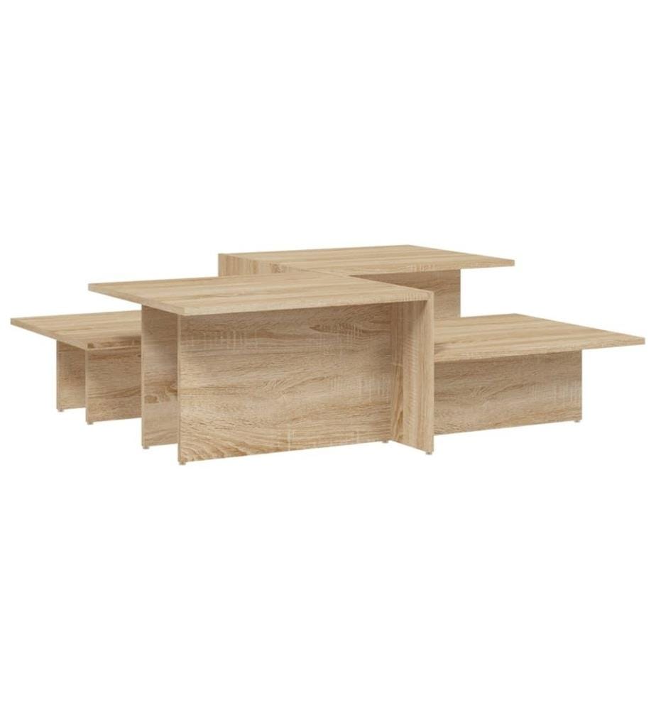 Couchtische 2 Stk. Sonoma-Eiche Holzwerkstoff