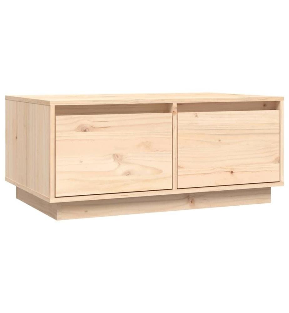 Couchtisch 80x50x35 cm Massivholz Kiefer