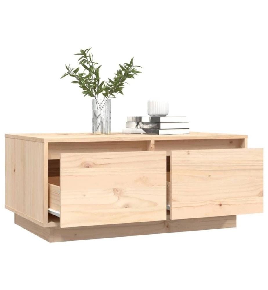 Couchtisch 80x50x35 cm Massivholz Kiefer
