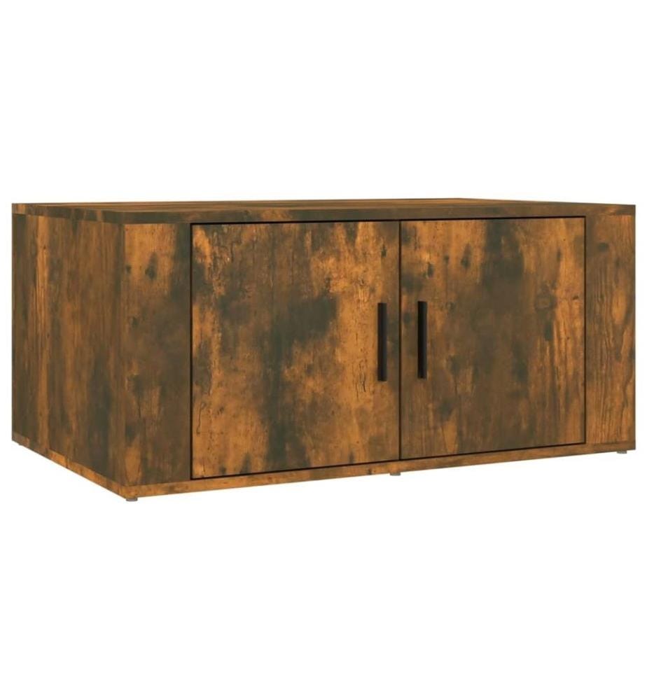 Couchtisch Räuchereiche 80x50x36 cm Holzwerkstoff