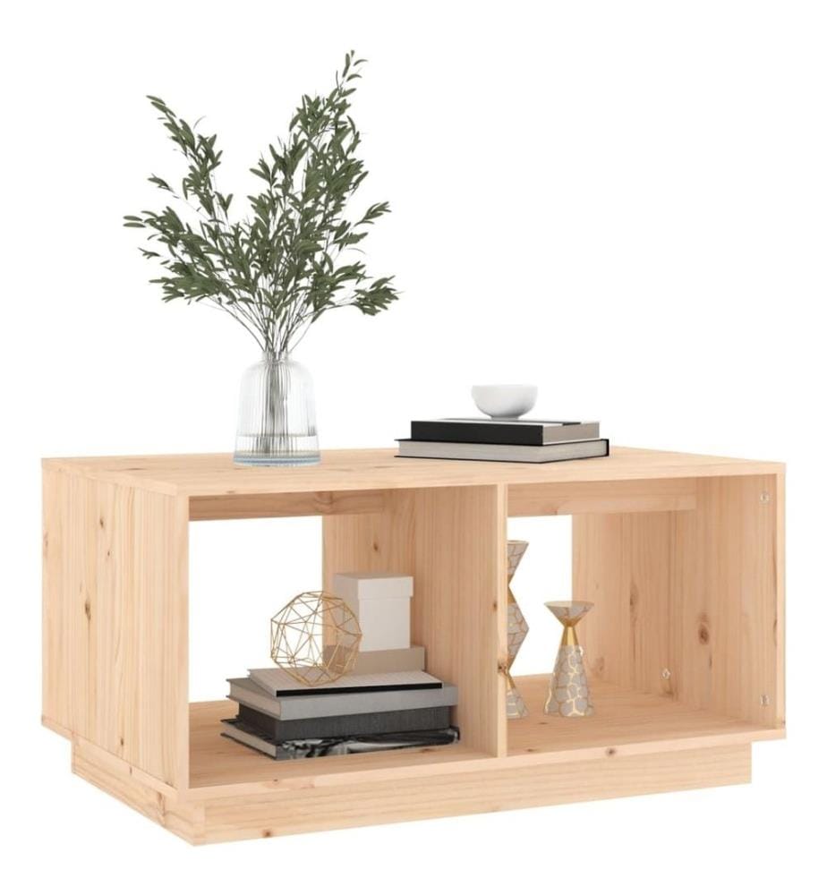 Couchtisch 80x50x40 cm Massivholz Kiefer