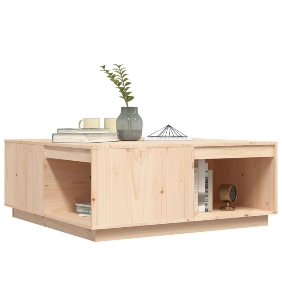 Couchtisch 100x101x40,5 cm Massivholz Kiefer