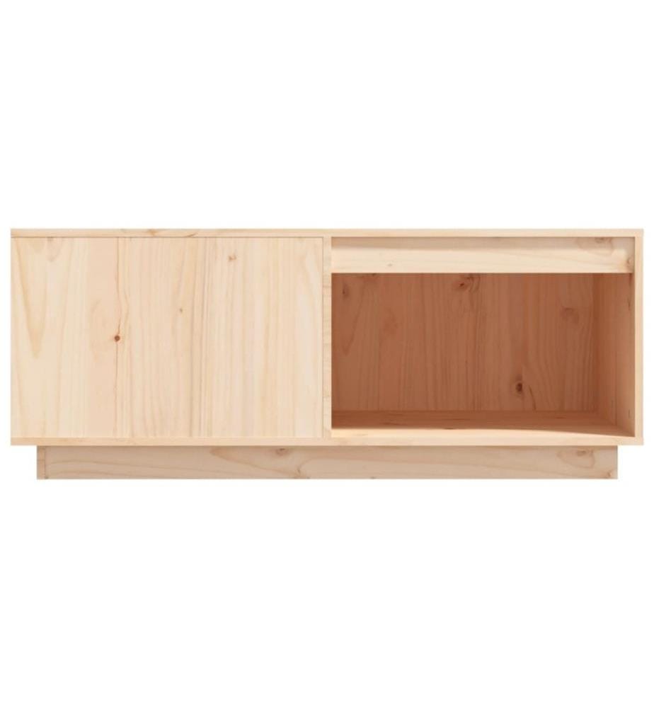 Couchtisch 100x101x40,5 cm Massivholz Kiefer