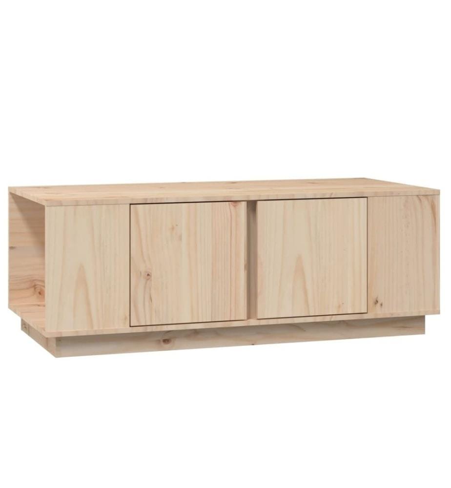 Couchtisch 110x50x40 cm Massivholz Kiefer