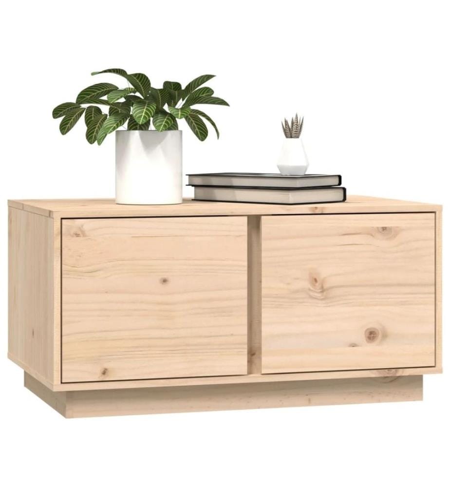Couchtisch 80x50x40 cm Massivholz Kiefer