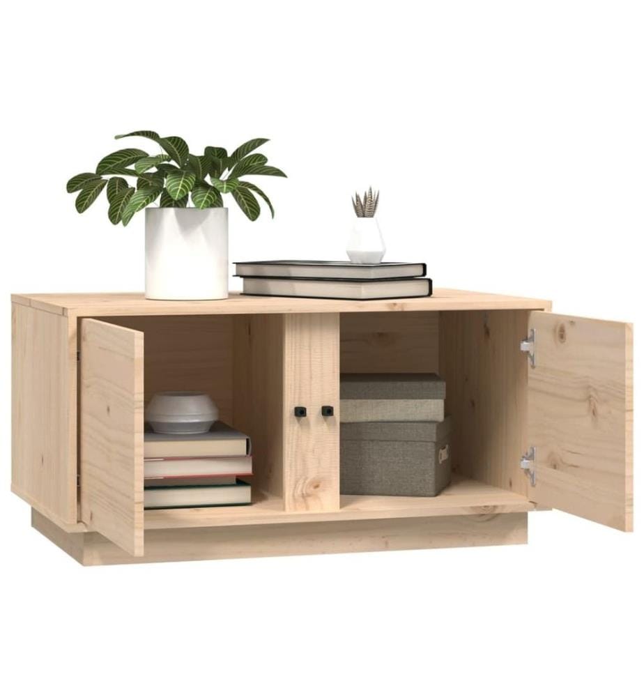 Couchtisch 80x50x40 cm Massivholz Kiefer