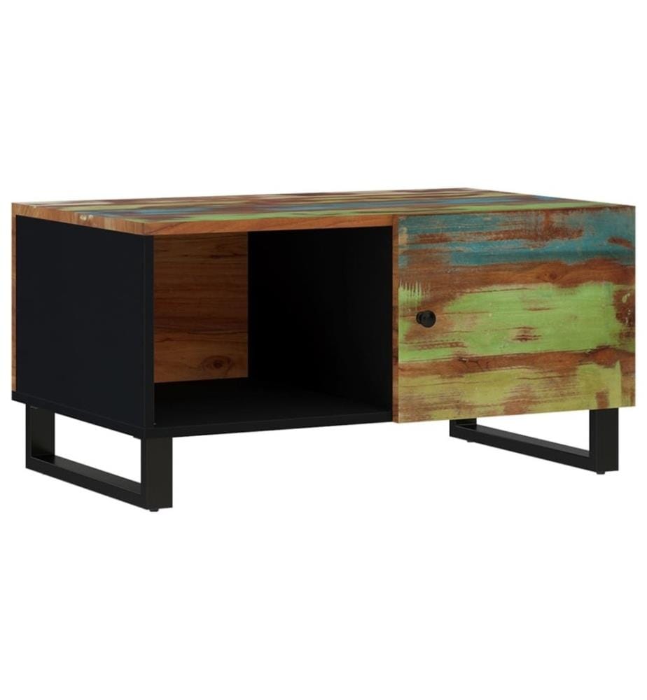 Table basse 80x50x40 cm Bois de récupération et d'ingénierie