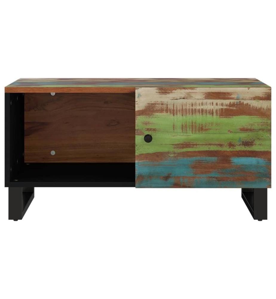 Table basse 80x50x40 cm Bois de récupération et d'ingénierie