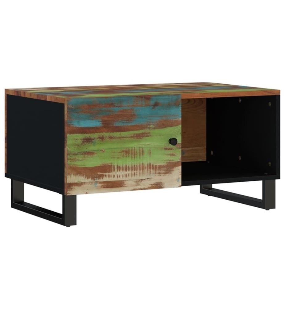 Table basse 80x50x40 cm Bois de récupération et d'ingénierie