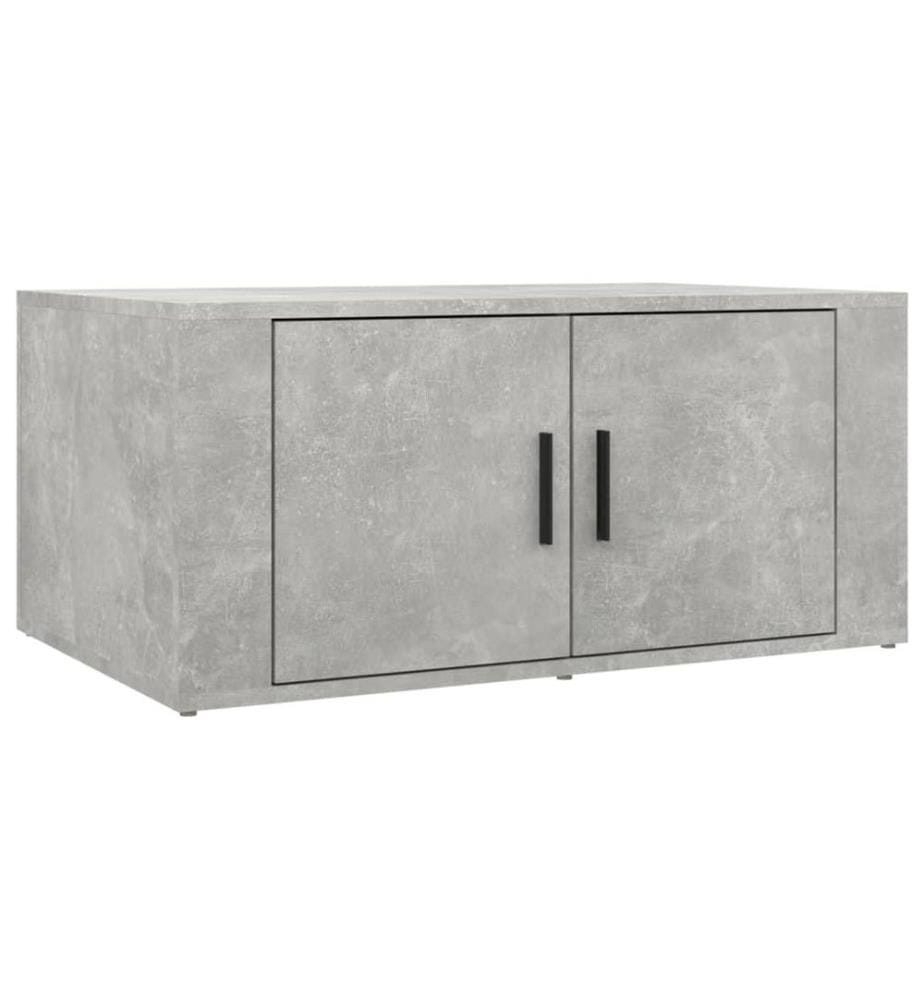 Couchtisch Betongrau 80x50x36 cm Holzwerkstoff